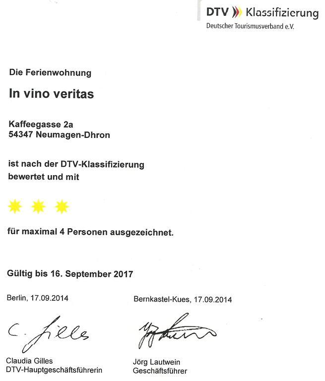 Ferienwohnung In Vino Veritas Neumagen-Dhron Buitenkant foto